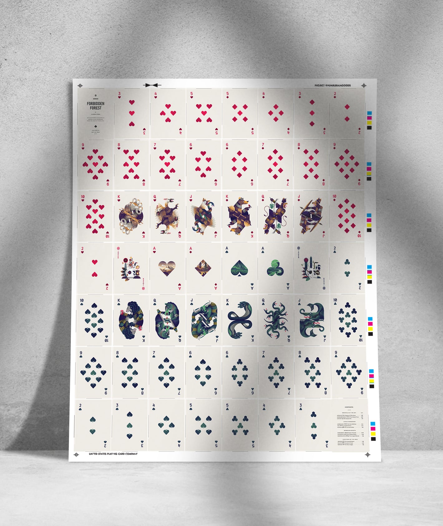 Uncut Sheet - Forbidden Forest