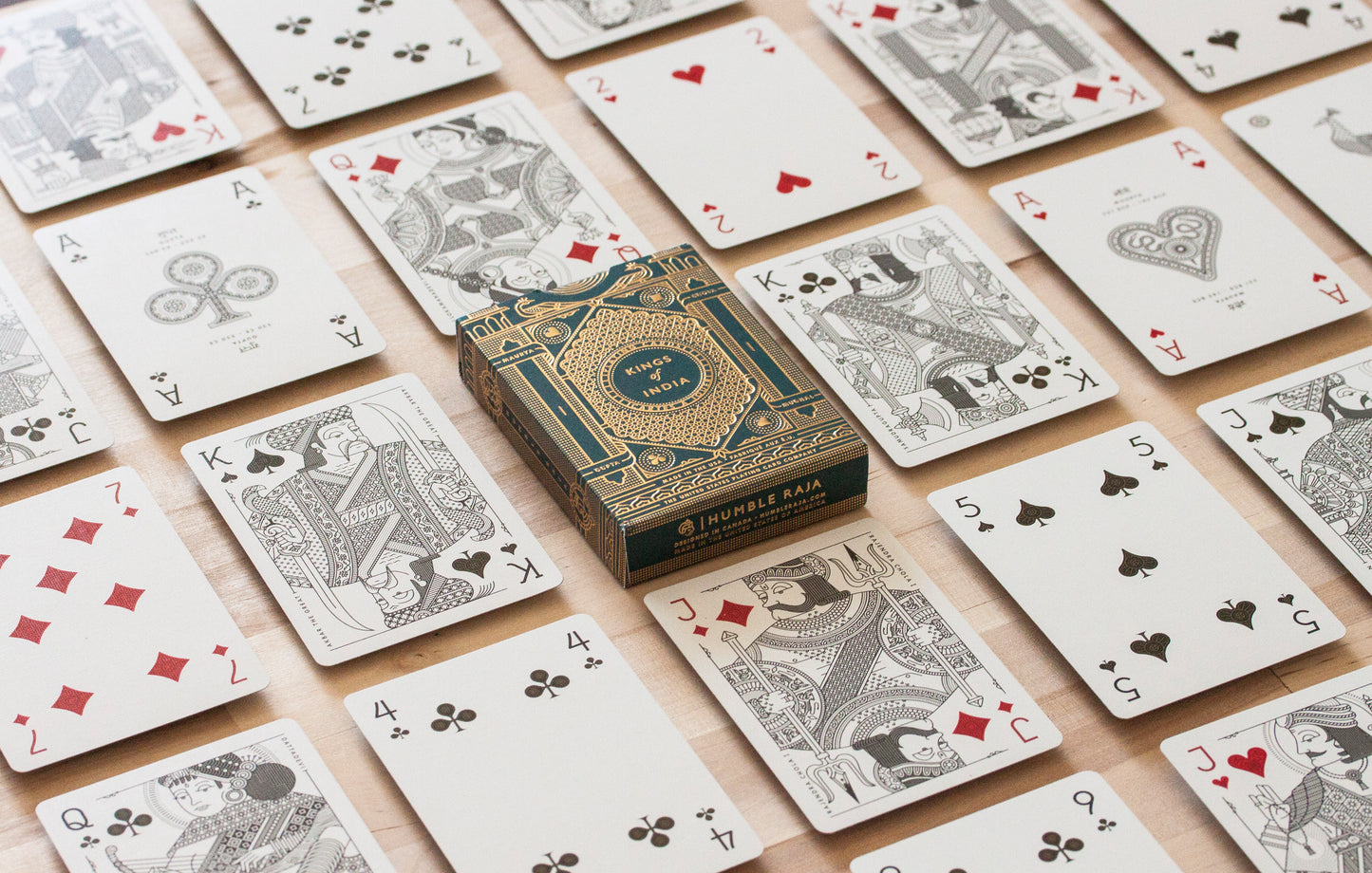 Kings of India Playing Cards